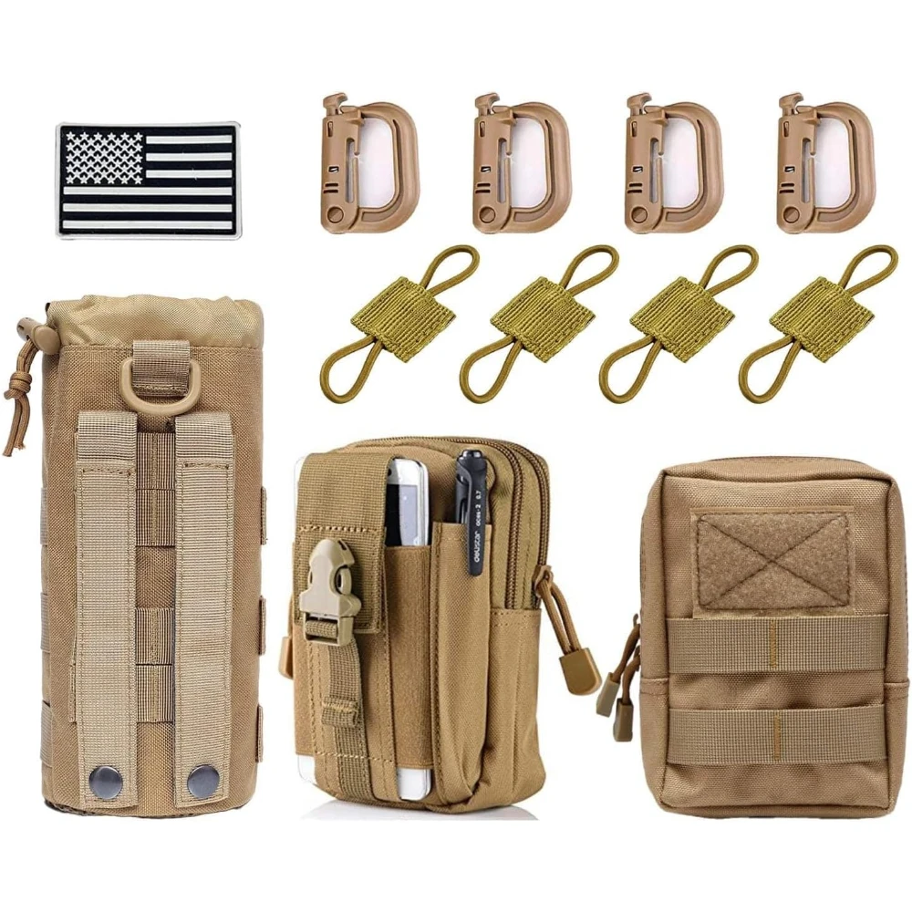 Bolsas tácticas MOLLE utilitarias EDC y equipo de caza