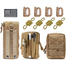 Bolsas tácticas MOLLE utilitarias EDC y equipo de caza