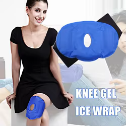 Rodillera táctica con gel frío reutilizable para lesiones y recuperación