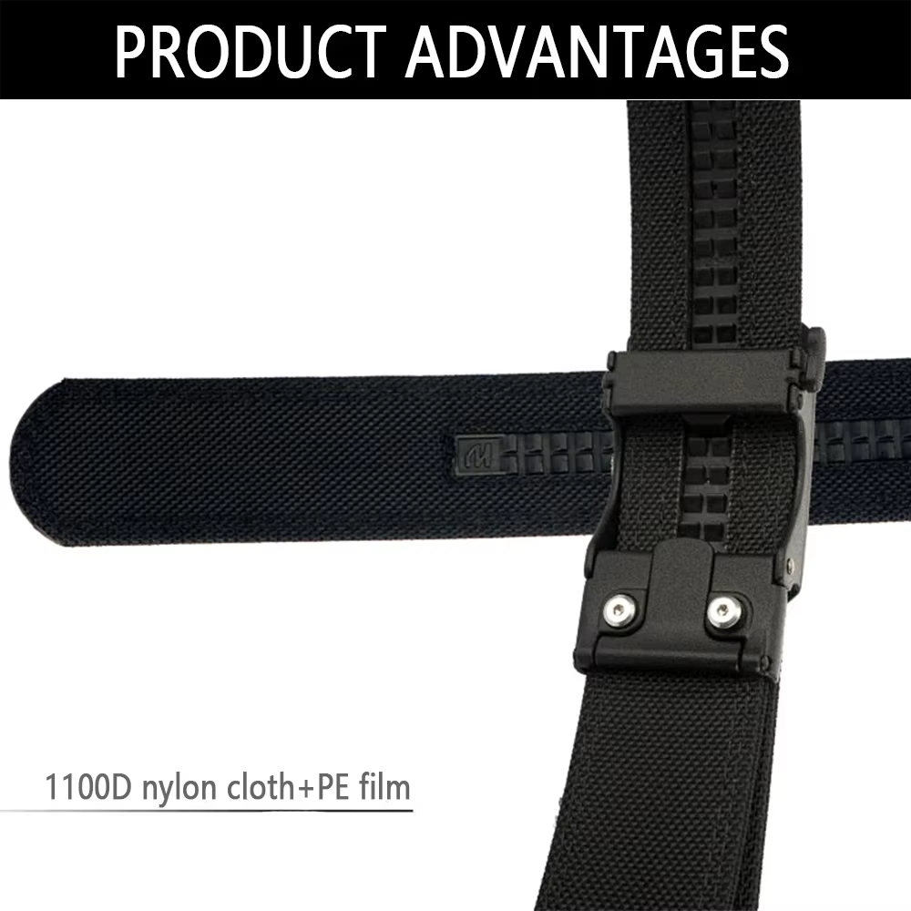 Cinturón táctico nilón hebilla automática para exterior - imagen 5