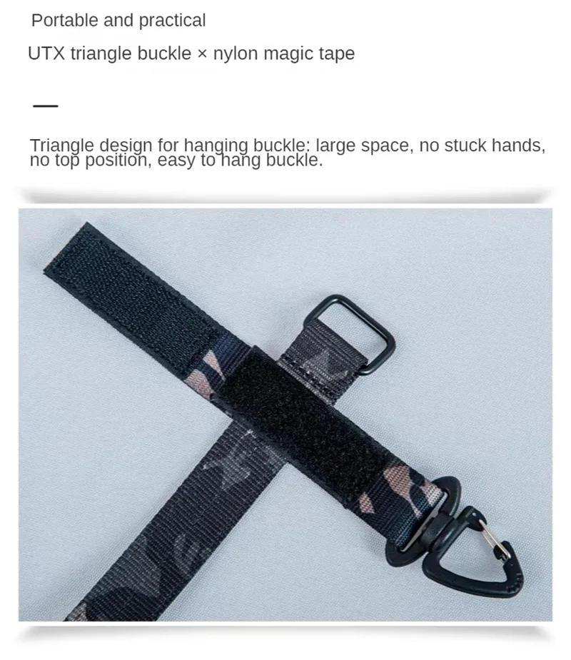 Mosquetón táctico MOLLE multiusos para guantes, cuerdas y llavero - imagen 2