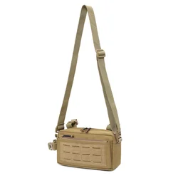 Mochila táctica bandolera MOLLE de nailon para caza y camping