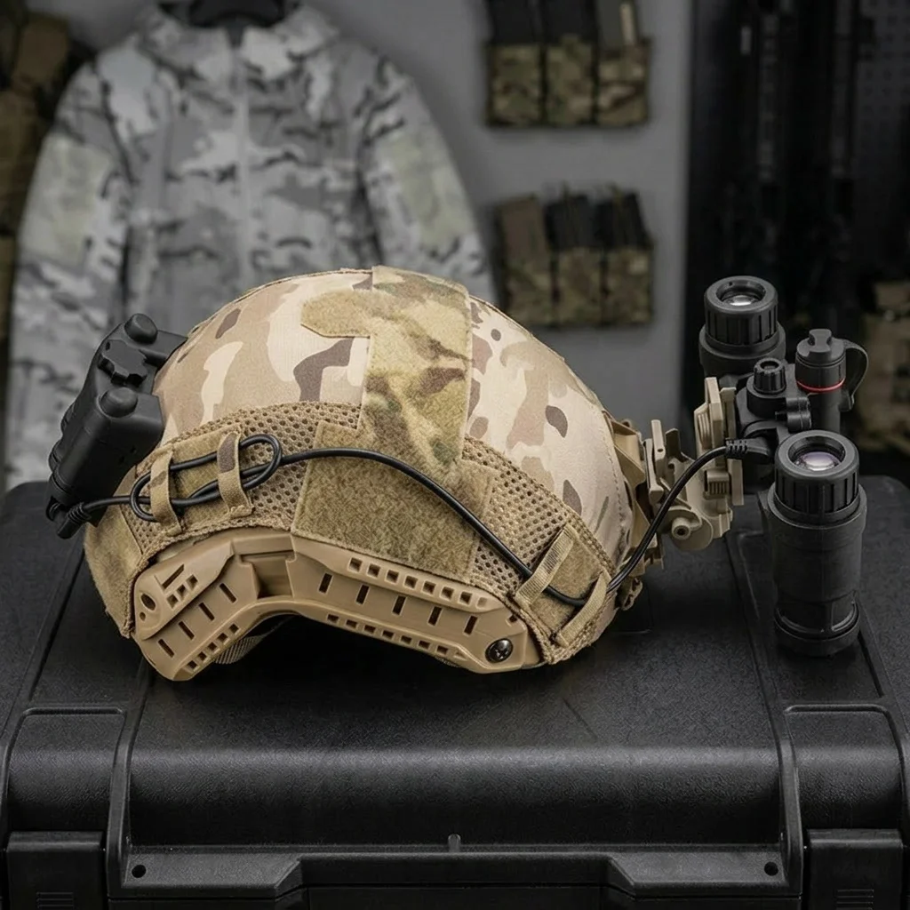Casco táctico AN PVS31 NVG para airsoft, paintball y tiro - imagen 3