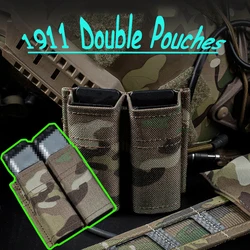 Fundas para cargadores 1911 MOLLE doble apertura rápida cintura