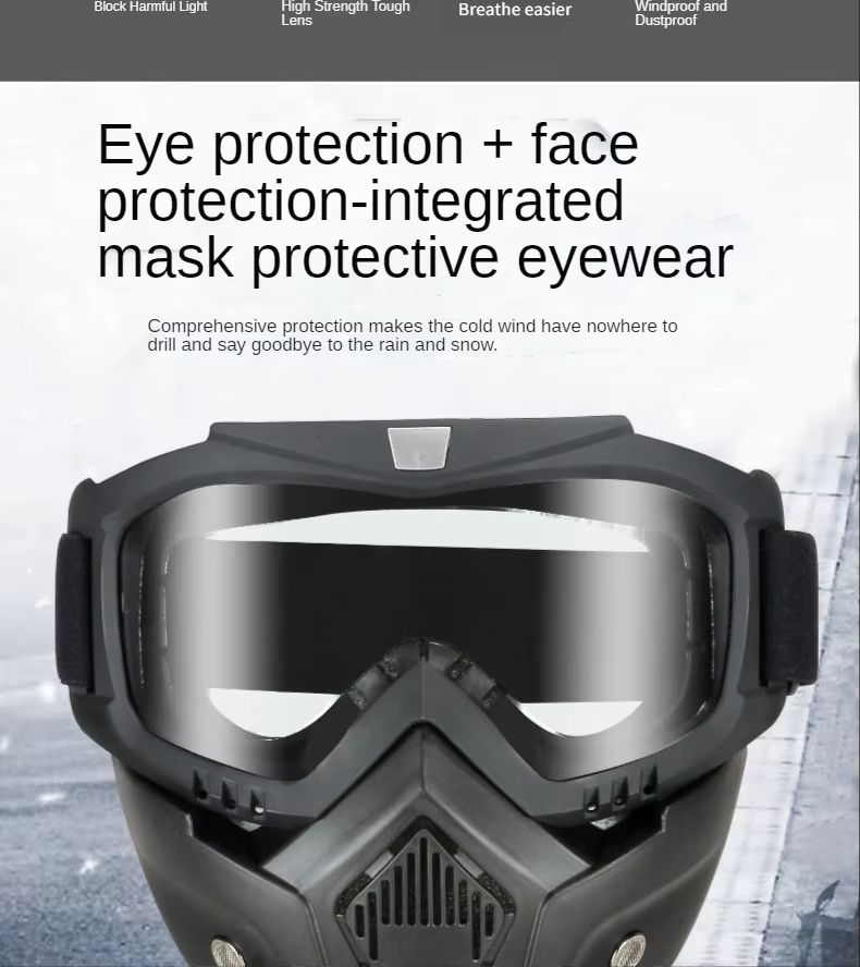 Gafas de protección frontal