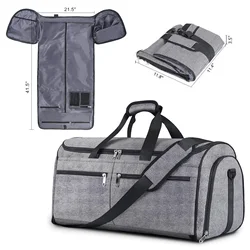 Bolsa de viaje lona plegable para trajes, ropa, hombre y mujer