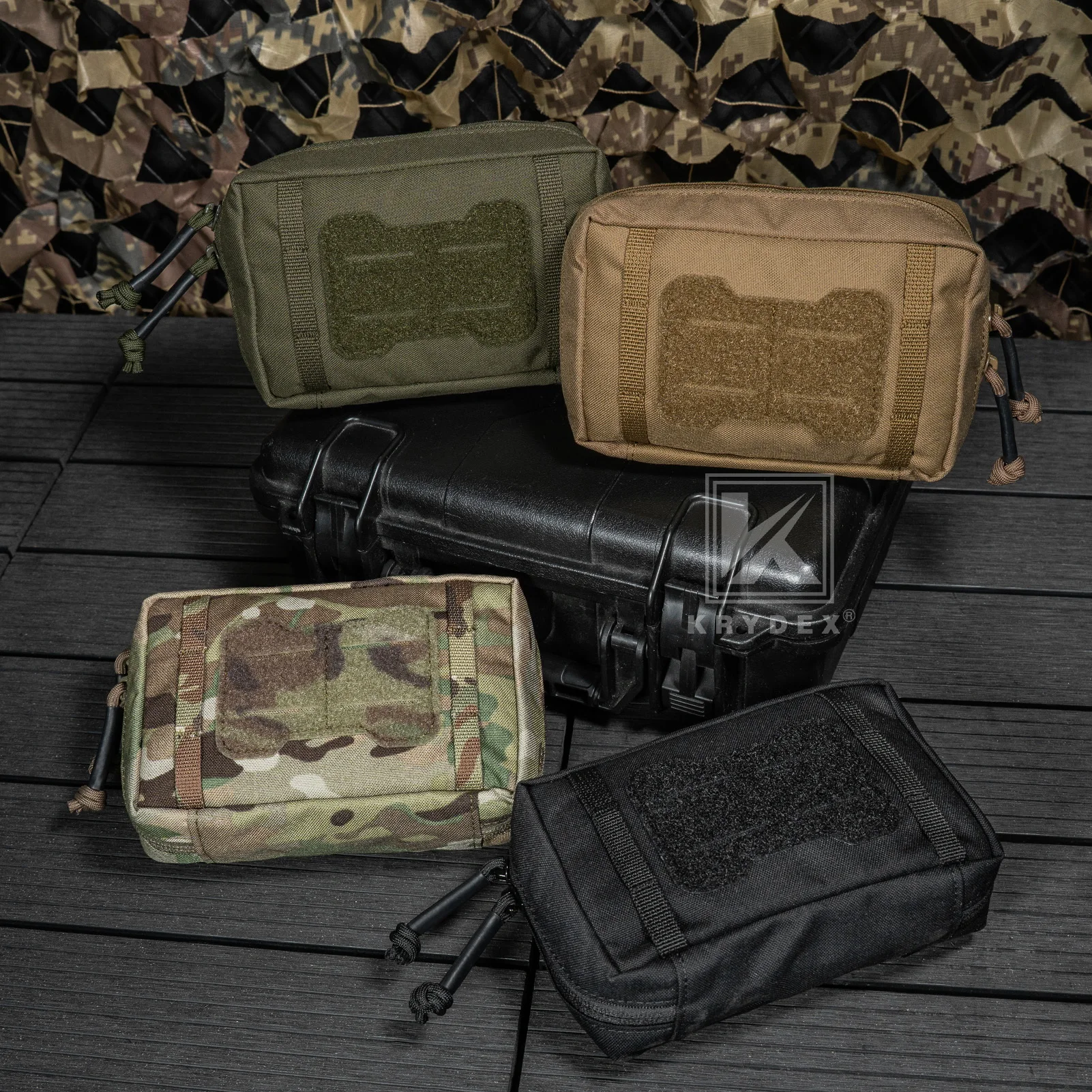 Bolsa táctica KRYDEX con sistema MOLLE