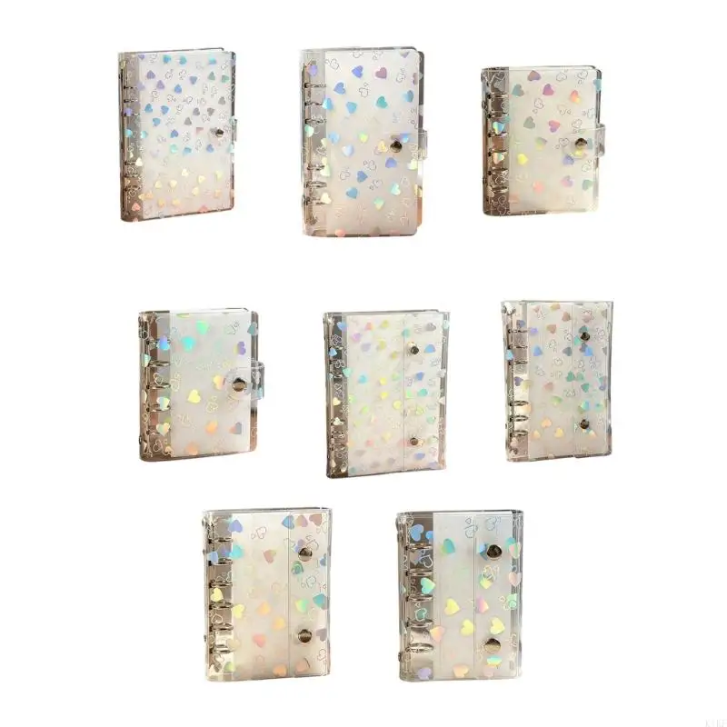 Carpeta PVC transparente plegable 5 agujeros con páginas recargables - imagen 2
