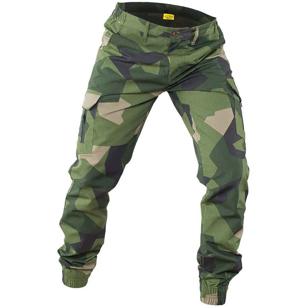 Pantalones tácticos camuflaje sueco geométrico de verano - imagen 3