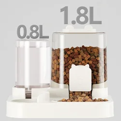 Dispensador automático de pienso y agua para perros o gatos