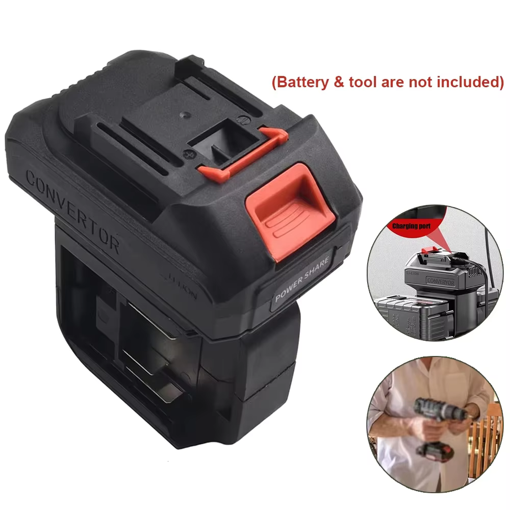 Adaptador batería Makita 18V doble uso taladro destornillador - imagen 2