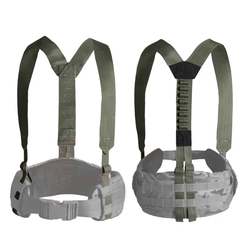 Correa táctica Airsoft Multicam con arnés de tirantes