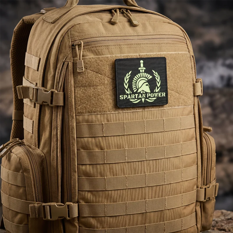 Parche IR táctico de nailon Spartan Power para ropa y mochilas - imagen 3