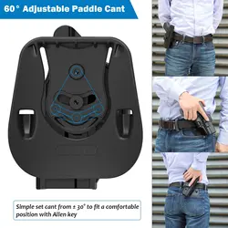 Funda OWB S&W M&P Shield 2.0 9mm/.40 liberacion de dedo derecha