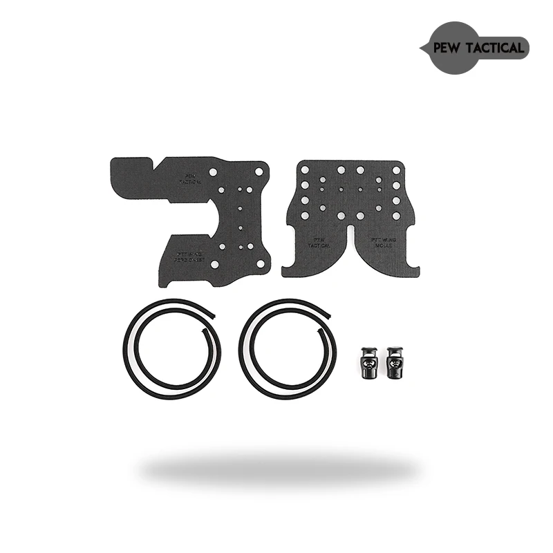 PEW Tactical Placa de montaje PTT WING KIT para radio - imagen 2