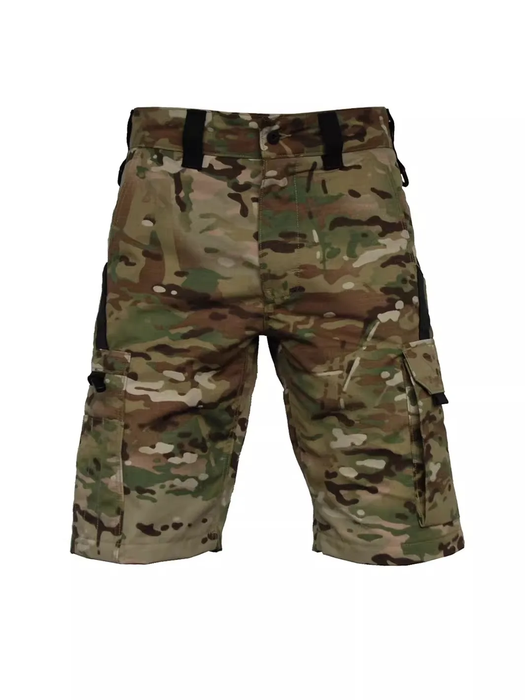 CP Pantalones cortos tácticos camuflaje ripstop hombre, antiarañazos