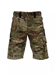 CP Pantalones cortos tácticos camuflaje ripstop hombre, antiarañazos