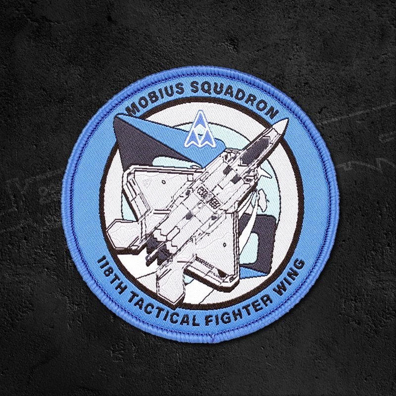 AceCombat parche bordado combate aéreo real táctico MOLLE - imagen 2