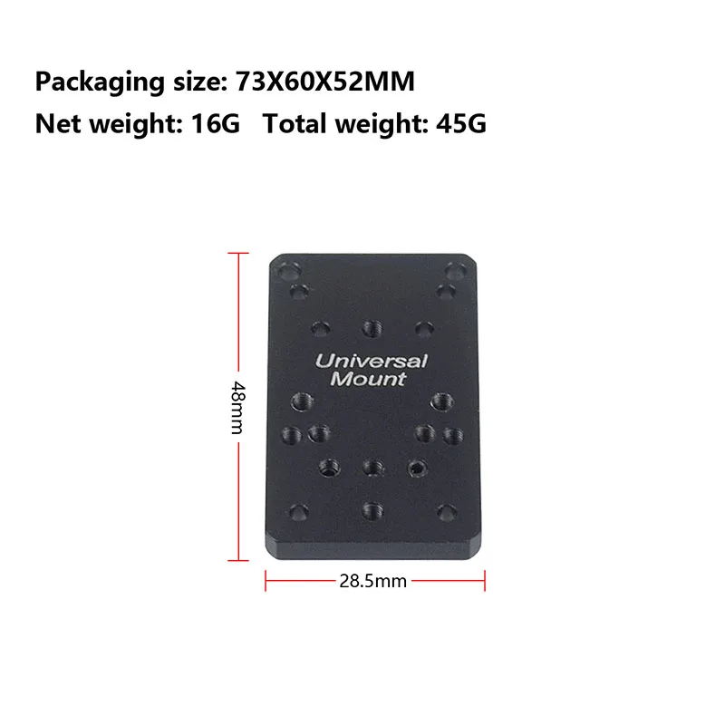 Glock Placa de Montaje Universal para Mira 17/19 - imagen 5