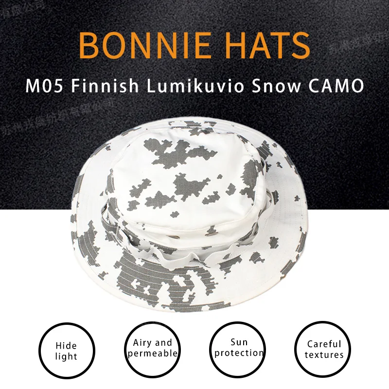 Gorra bonnie camuflaje Lumikuvio nieve NYCO ripstop impermeable - imagen 3