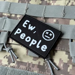 Parche Táctico Morale Ew People con Gancho y Bucle