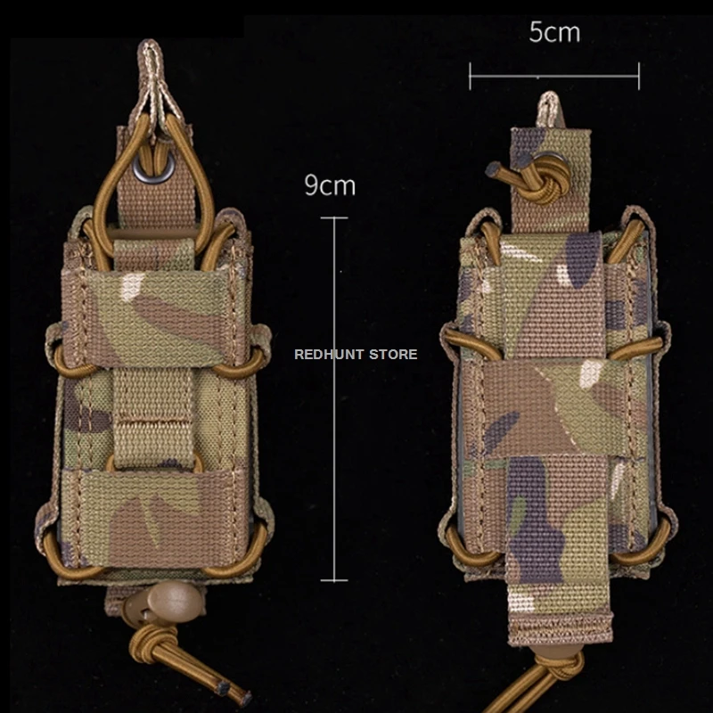 Funda táctica MOLLE para cargador de rifle, compatible pistola - imagen 5