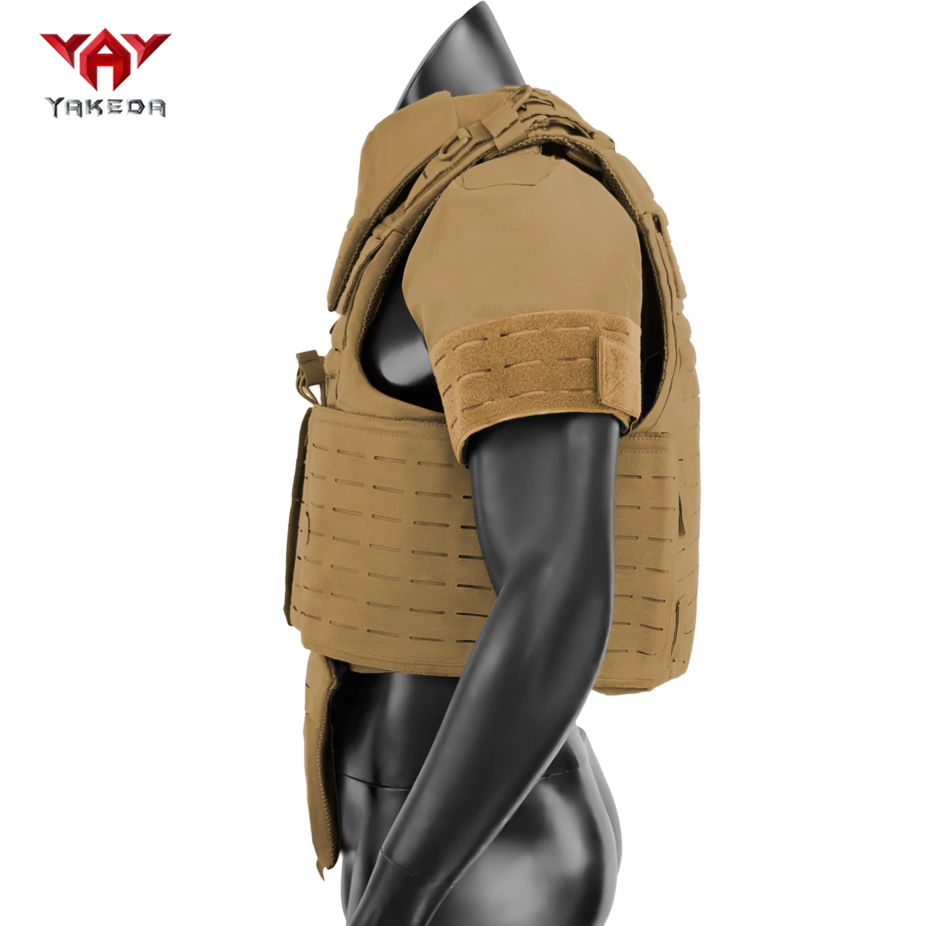 YAKEDA chaleco de caza táctico ligero con protección cuello y hombros - imagen 4