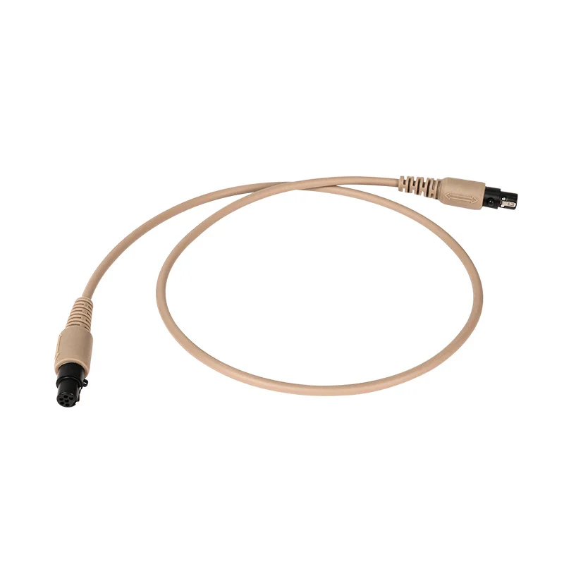 KN6 Cable de auriculares de conexión dual PTT
