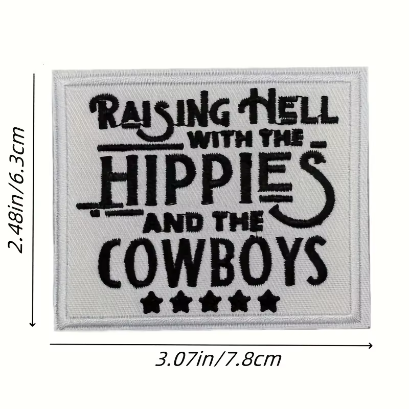 Parche bordado vintage meme insignia para planchar y coser mochilas - imagen 4