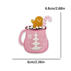 Parche táctico bordado Navidad Papá Noel árbol calcetín