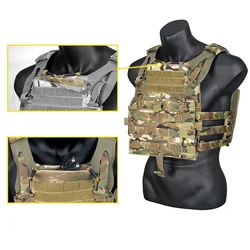 Chaleco táctico exterior MOLLE con cubiertas y compat. JPC AVS
