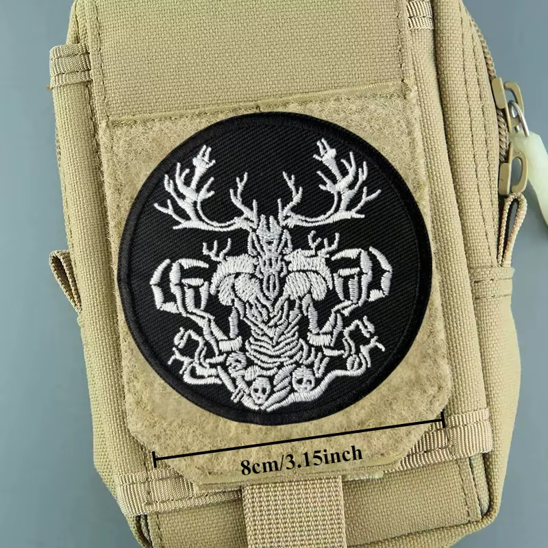 Parche militar bordado dragón – Compatible MOLLE
