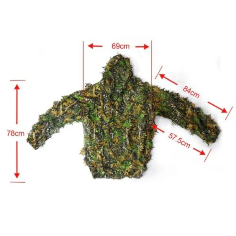 Traje Ghillie de camuflaje para caza con capucha y pantalón - imagen 3