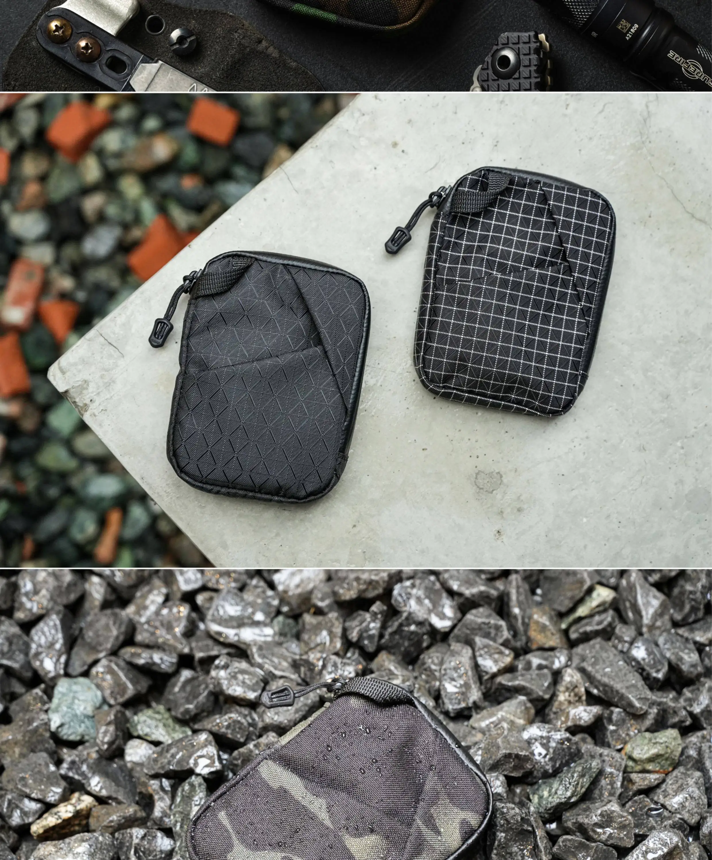 Bolsa EDC para tarjetas, organizador portátil y ligero expandible - imagen 5
