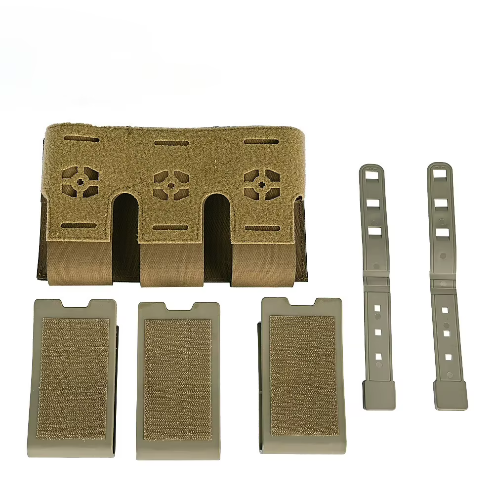 Porta-cargadores táctico abierto para rifle, inserto para chaleco - imagen 3