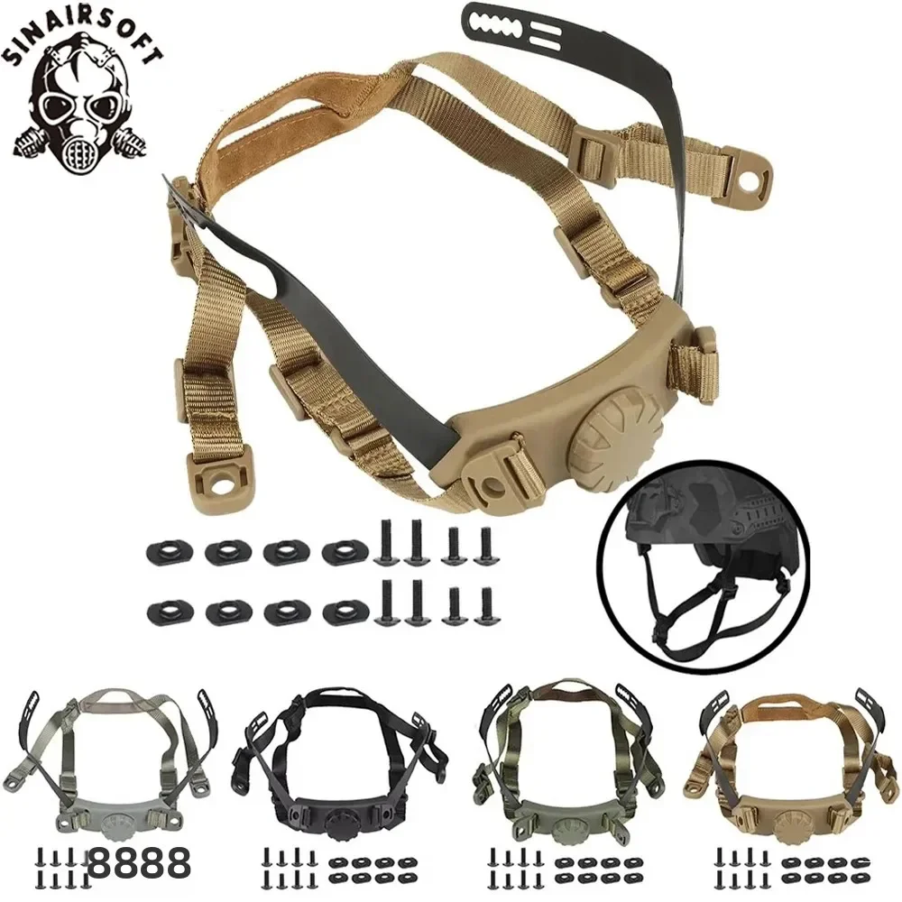 Sistema Suspensión Interna Correa Ajustable Casco FAST SF High Cut