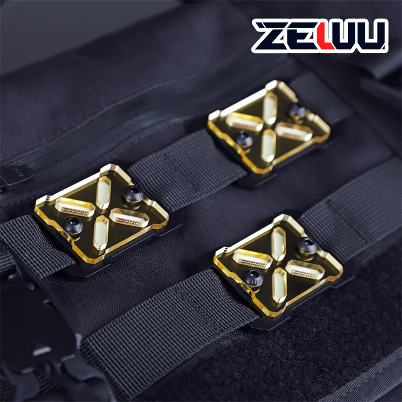 Accesorio MOLLE luminoso DIY para insignias de identificación doradas - imagen 2