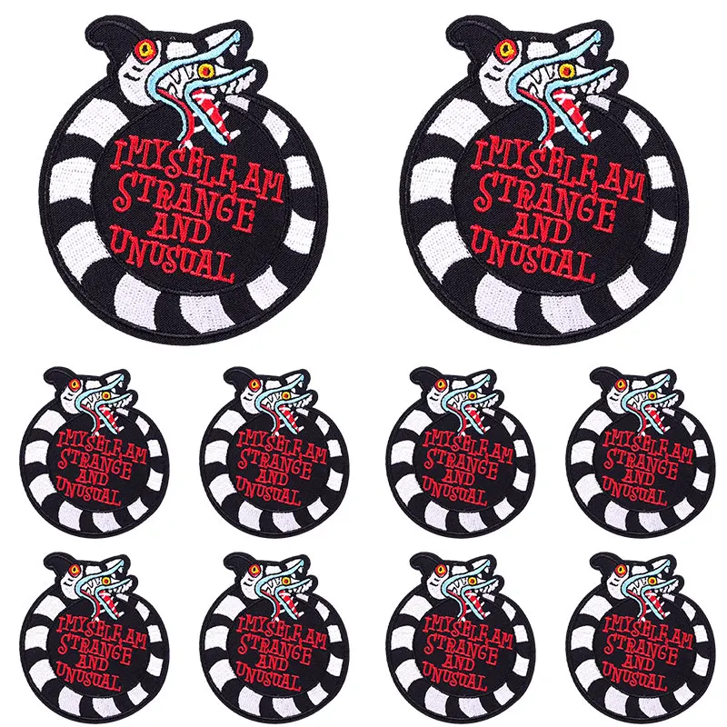 Parches bordados punk y rock con calaveras, termoadhesivos para ropa - imagen 4