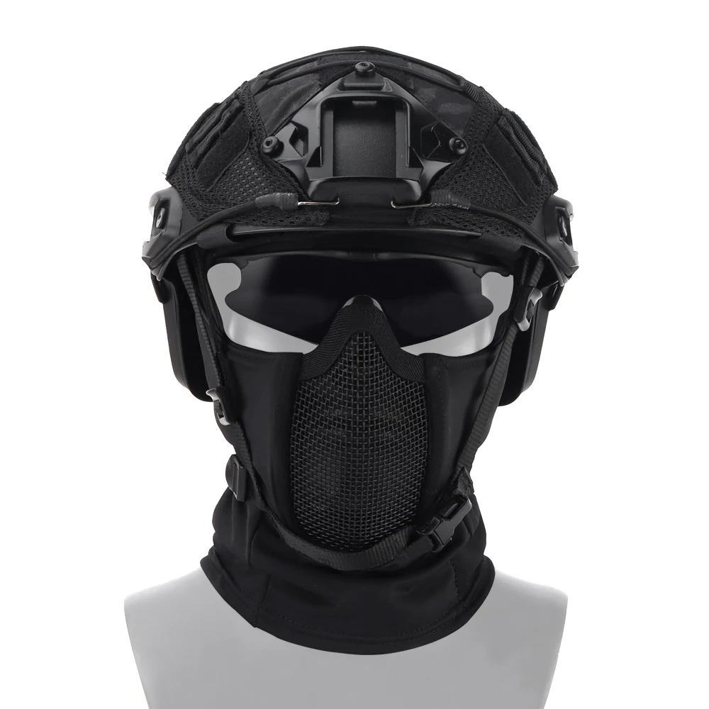 Máscara táctica Airsoft de malla de acero transpirable completa - imagen 5