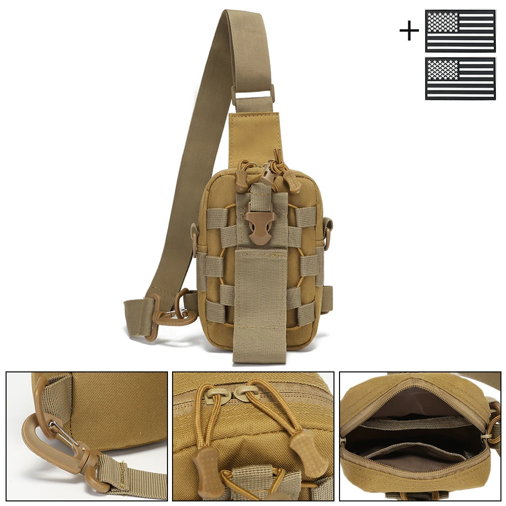 Bolso bandolera ligero y compacto con doble cremallera para uso diario - imagen 5