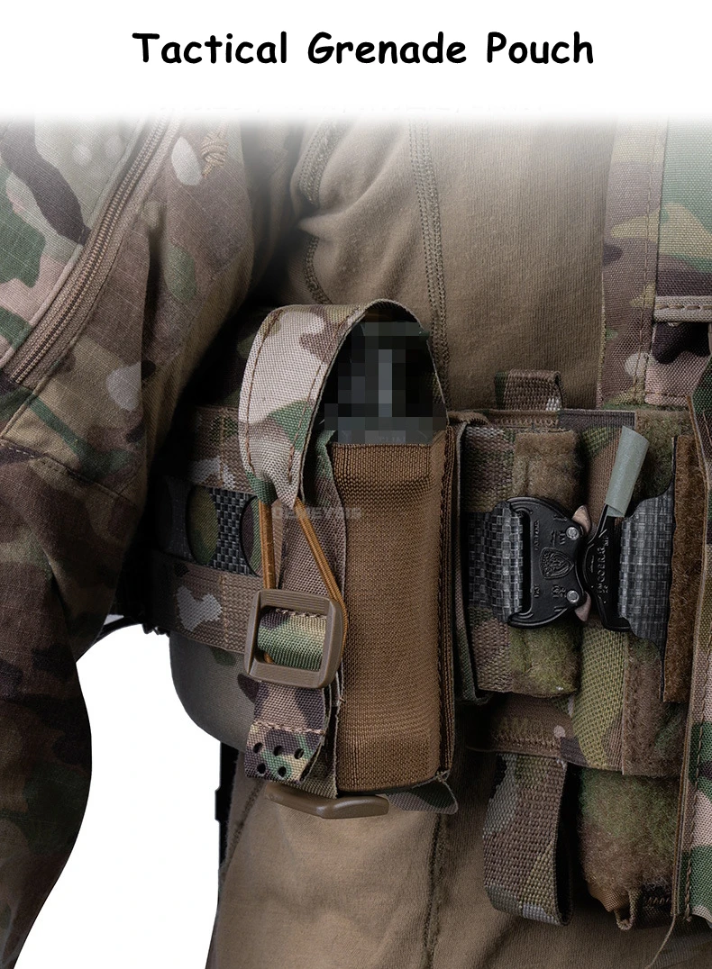 Bolsa MOLLE elástica táctica para equipo de airsoft