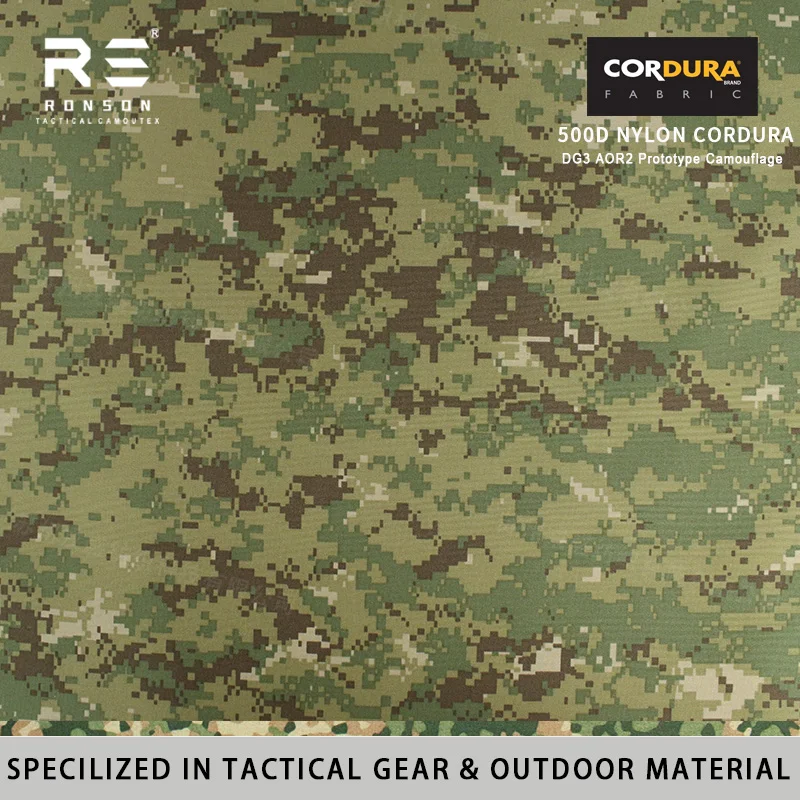 DG3 AOR2 Prototype tela Cordura impermeable PU táctica