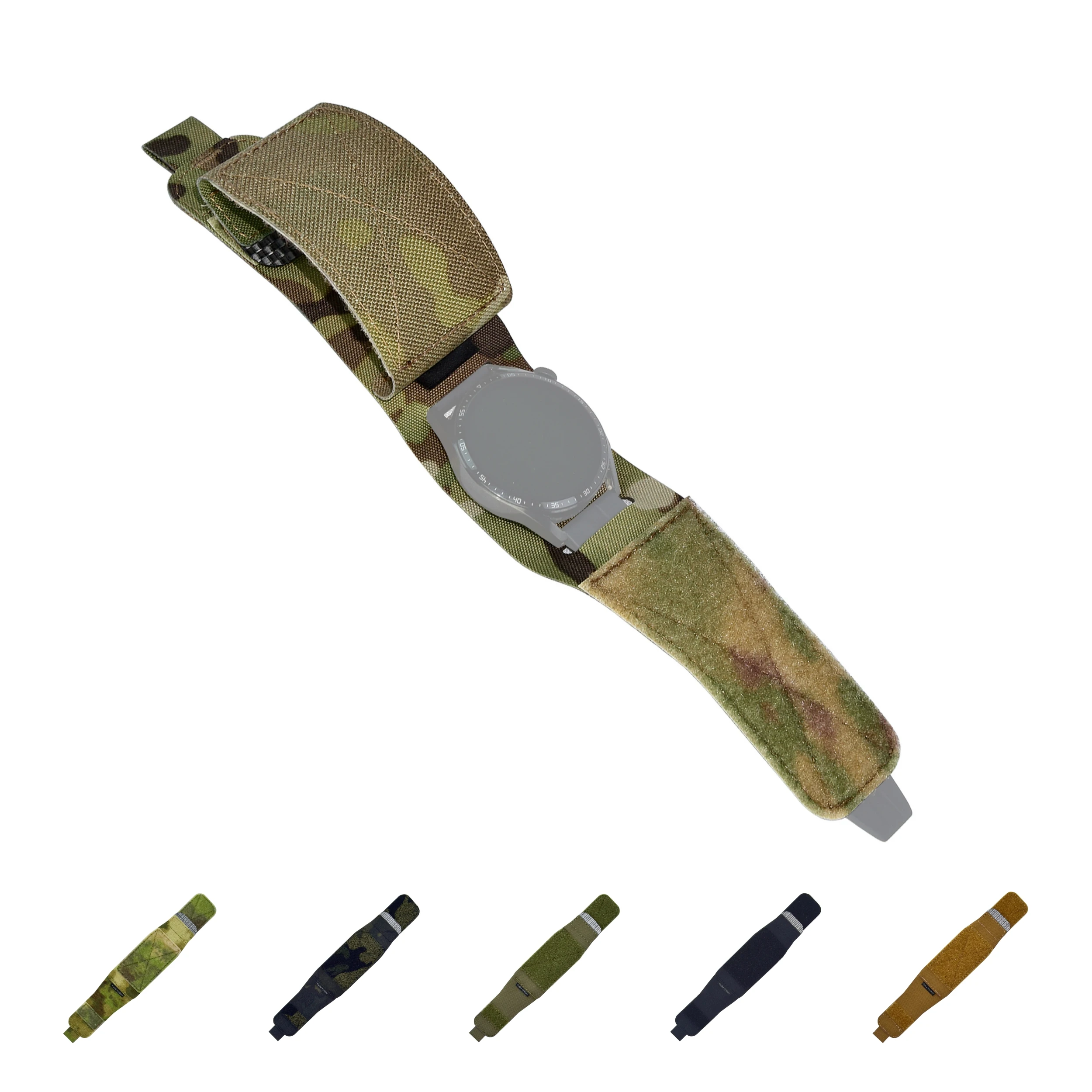 Correa táctica de reloj nailon ripstop camuflaje deportiva resistente - imagen 3