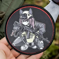 Parche de anime táctico con velcro para mochilas y ropa