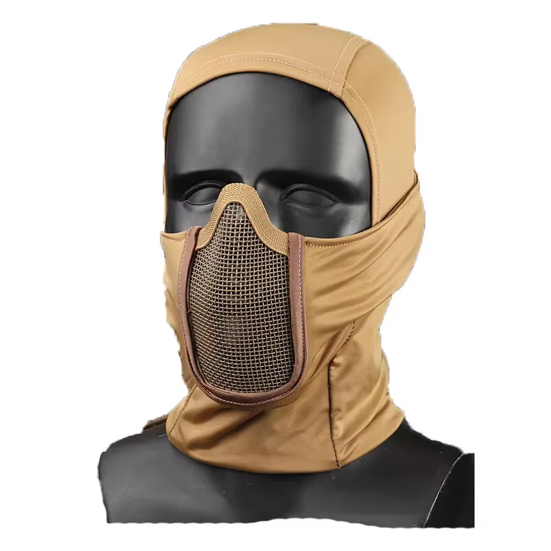 Máscara táctica malla metálica cara completa Airsoft Paintball - imagen 3