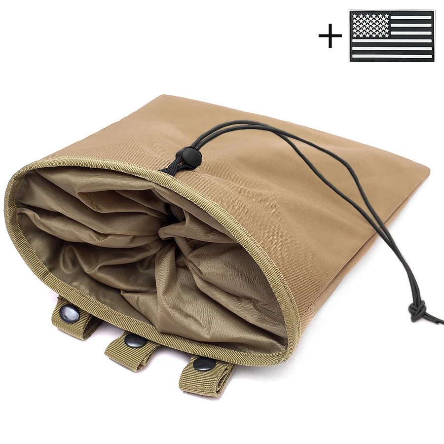 Bolsa de almacenamiento táctica plegable con cierre de cordón exterior - imagen 3