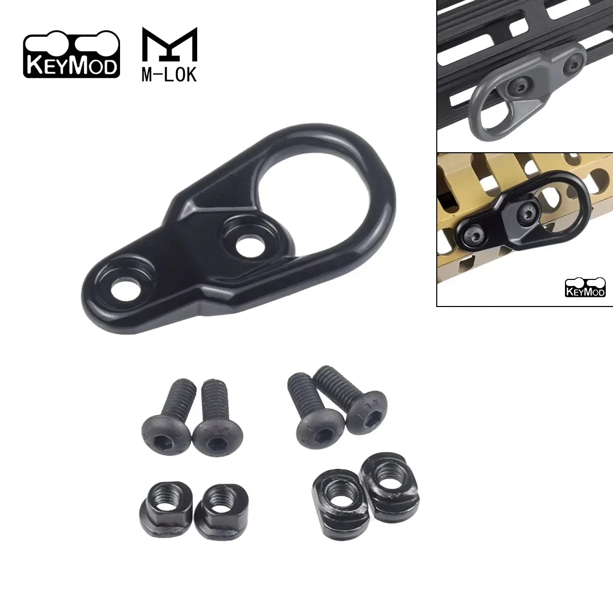 Tornillos M-LOK de aleación de aluminio para riel táctico - imagen 5