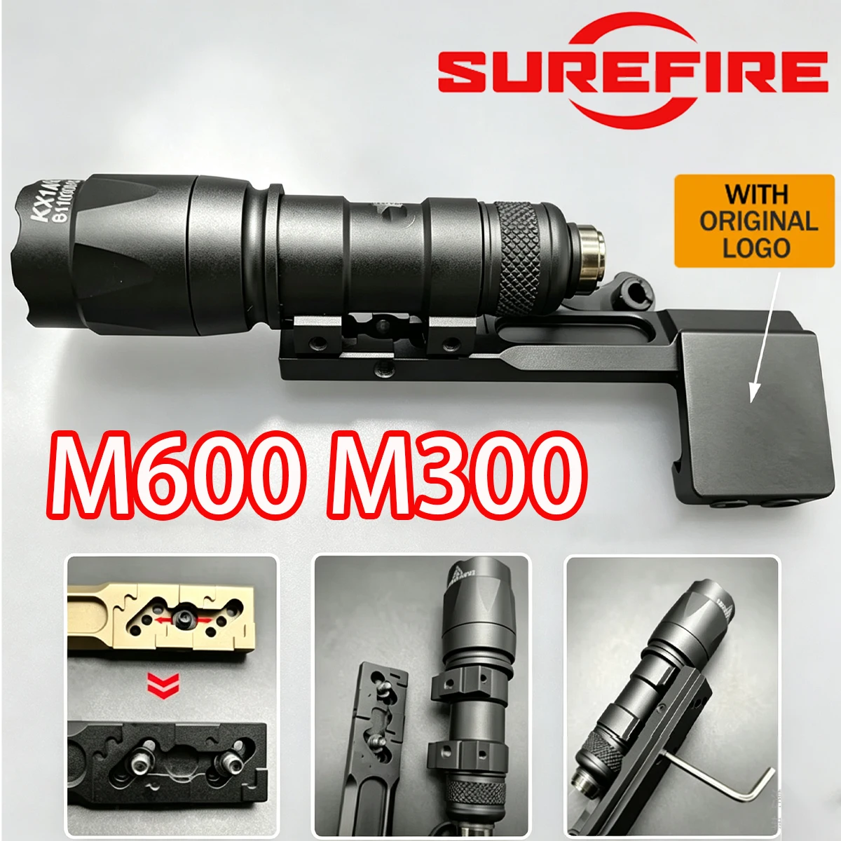 Linterna táctica SF M600/M300 LED para riel de 20 mm - imagen 5