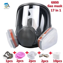 Máscara táctica 6800 – 15 funciones, protección facial reutilizable
