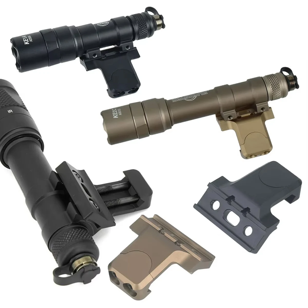 Surefire soporte QD linterna táctica riel Picatinny y Keymod - imagen 2